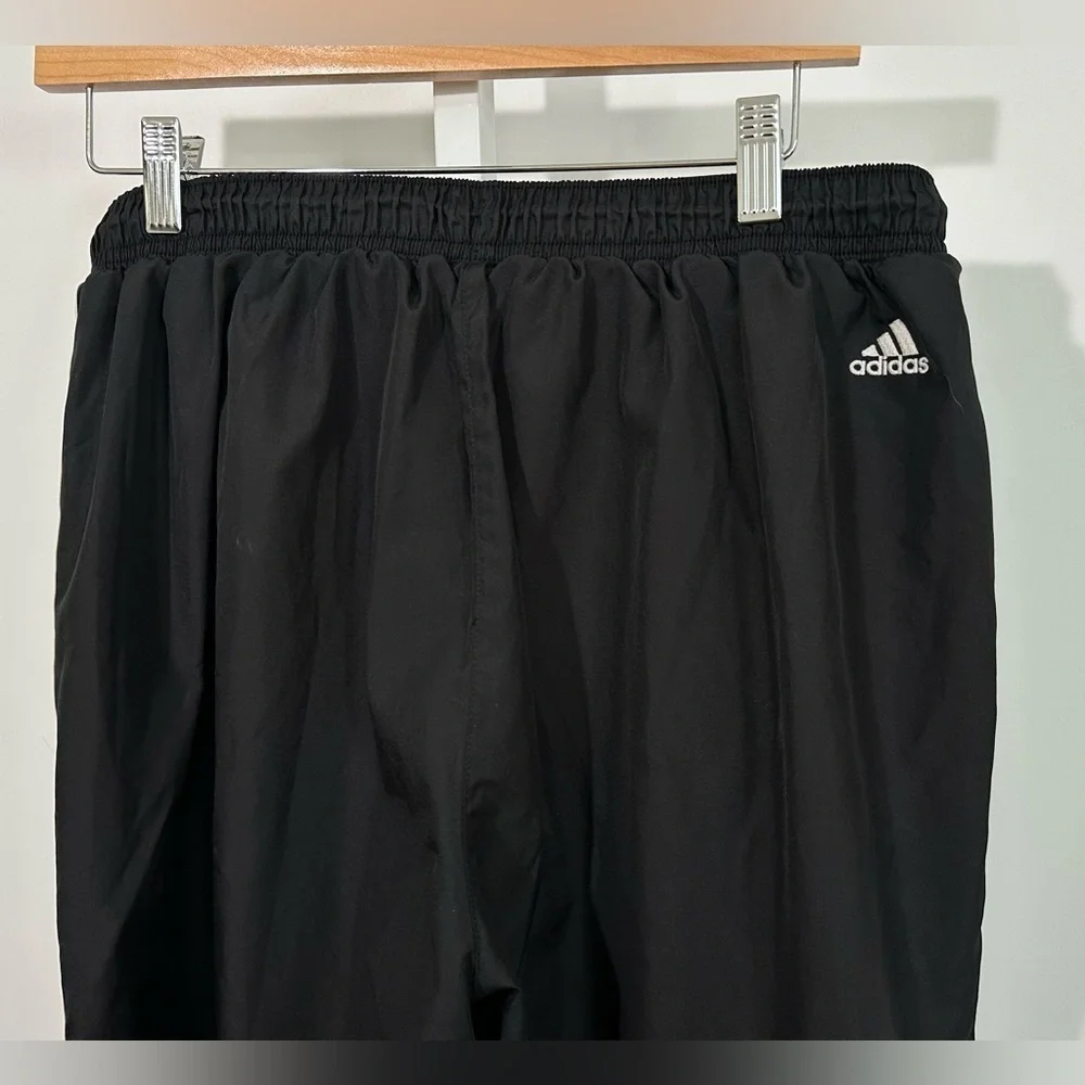 Set of 2 Y2K Adidas 3-Stripes Track Pants (Navy + Black Bundle) Vintage